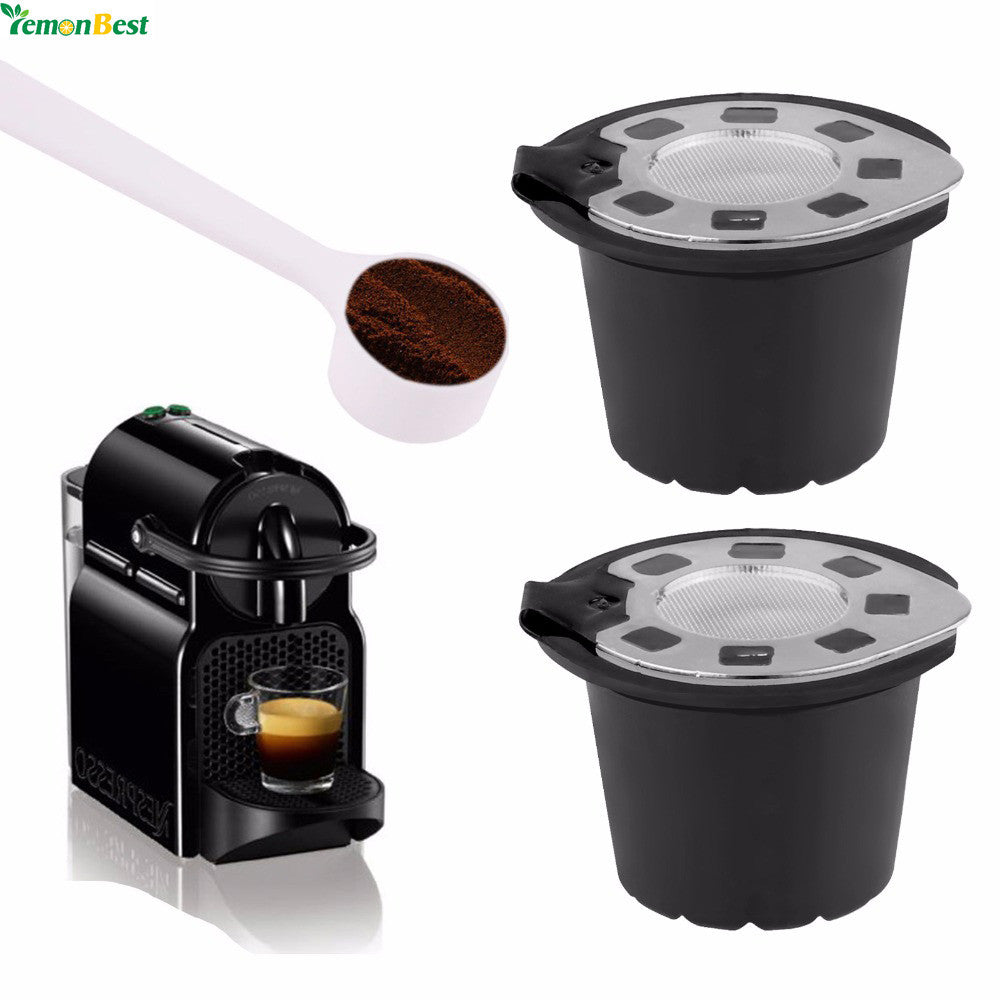 Silver Refillable Dolce Gusto Coffee Capsule