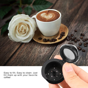 Silver Refillable Dolce Gusto Coffee Capsule